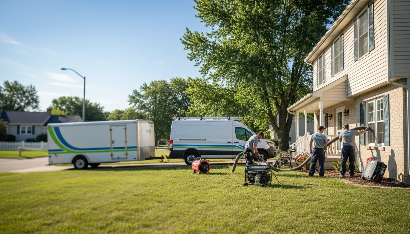 Flooded Basement Restoration And Cleanup With Repair in Shubert, NE near me